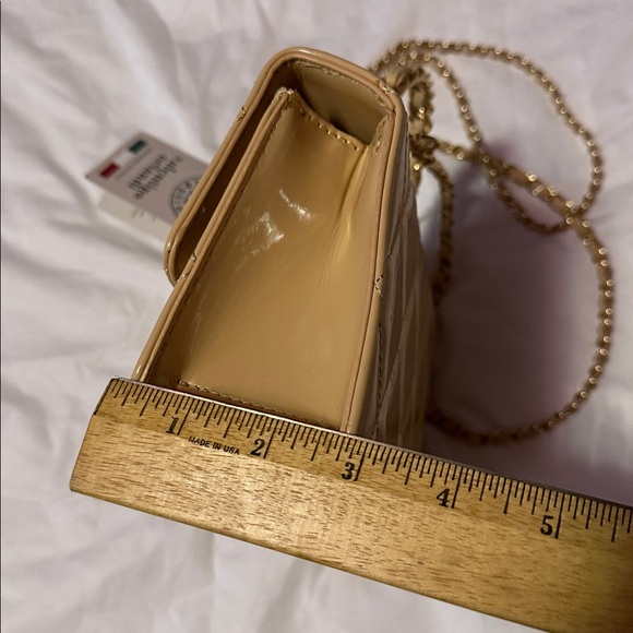 Valentino Orlandi Taupe Quilted Mini Bag crossbody - Picture 9 of 9